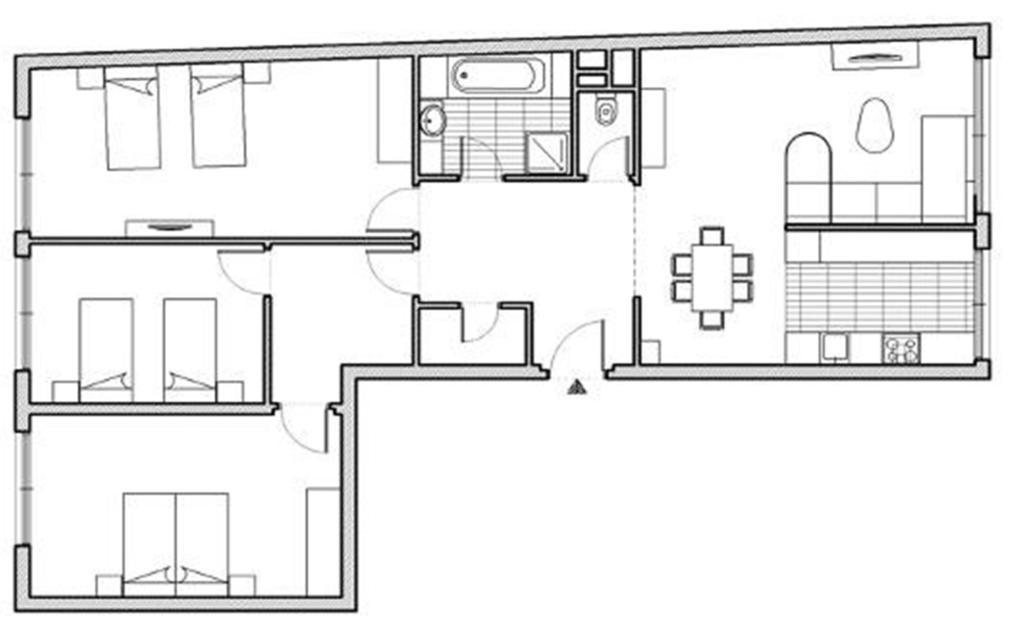 Apartment Mariahilf - 4Rooms4You Wien Rom bilde